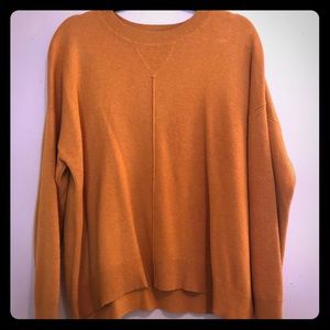Universal Thread mustard crewneck sweater